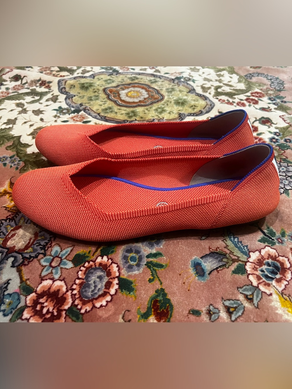 Rothy’s RARE PERSIMMON Ballet Flats 12 - ASTROS! Discontinued color! - Picture 4 of 7
